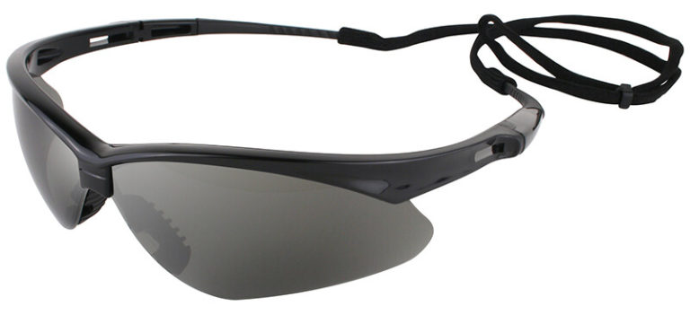 6 PAIR 3000356 JACKSON SAFETY NEMESIS SAFETY GLASSES BLACK FRAMES SMOKE ...