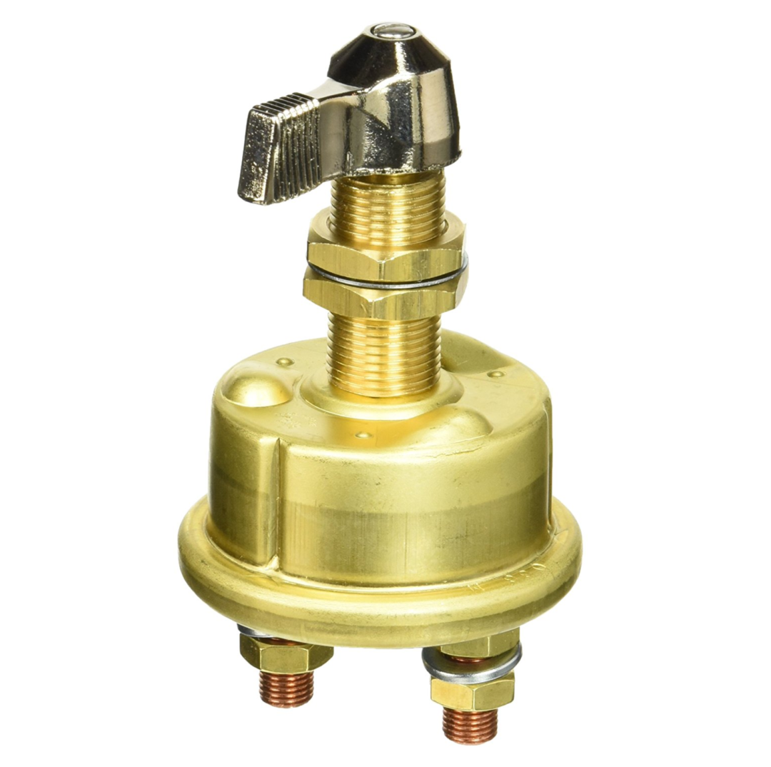 Cole Hersee M284 Master Disconnect Switch Long Stem Brass