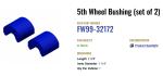 Atro Polyurethane Fontaine Upper Fifth Wheel Bushings FW99-32172