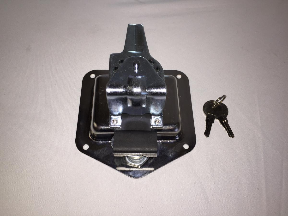 Single Latch Point Folding-T Handle Latch, Gasket & Cylinder w/Keys Included