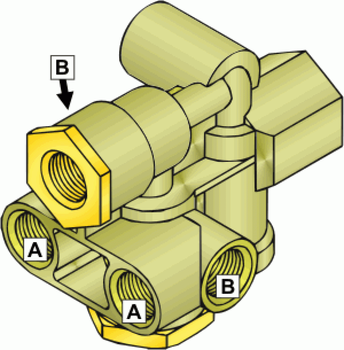 110500 Standard Spring Brake Control Valve