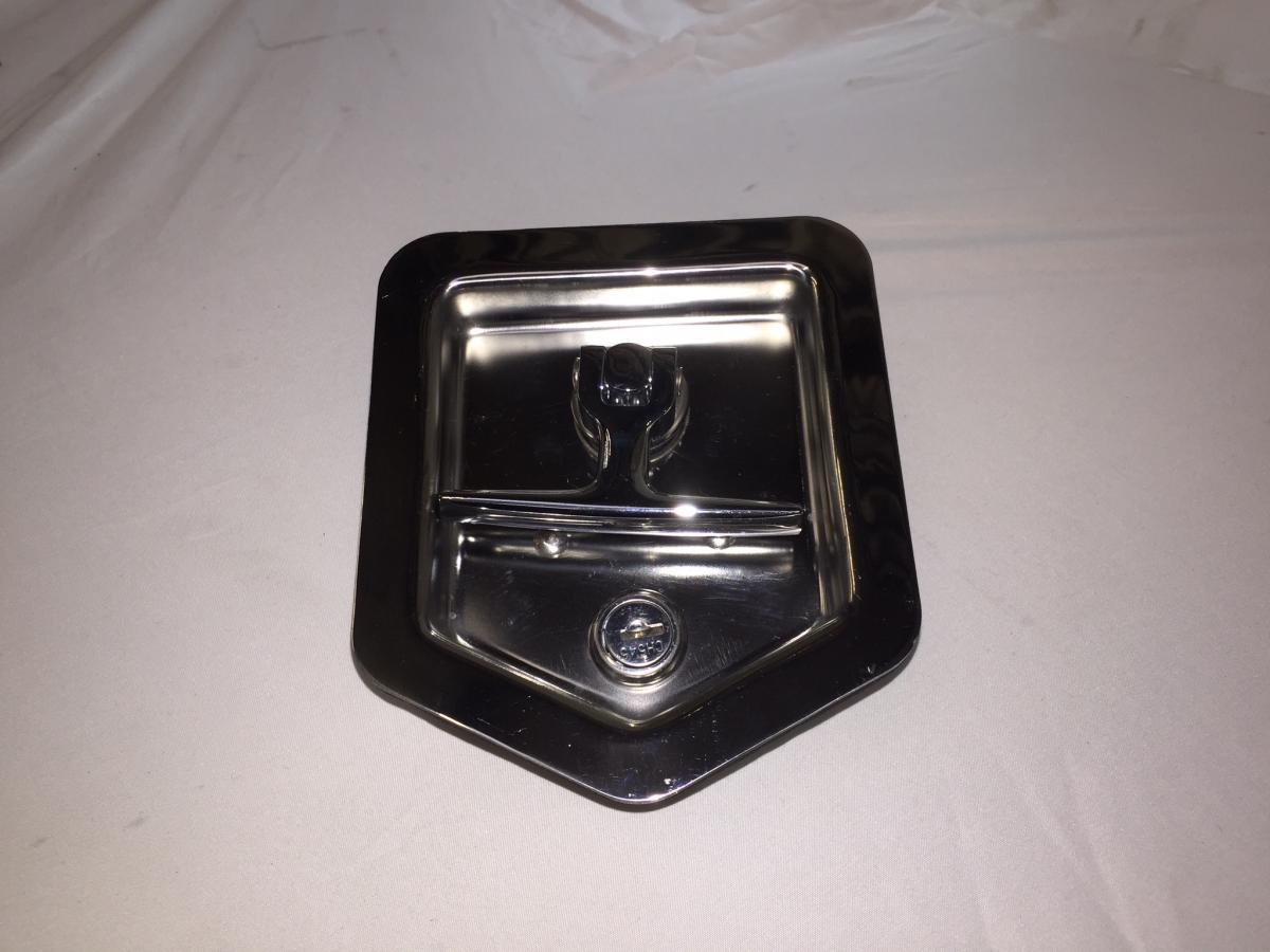 Single latch point folding T Handle Latch w/Blind Studs, Gasket and Cylinder w/ Keys included