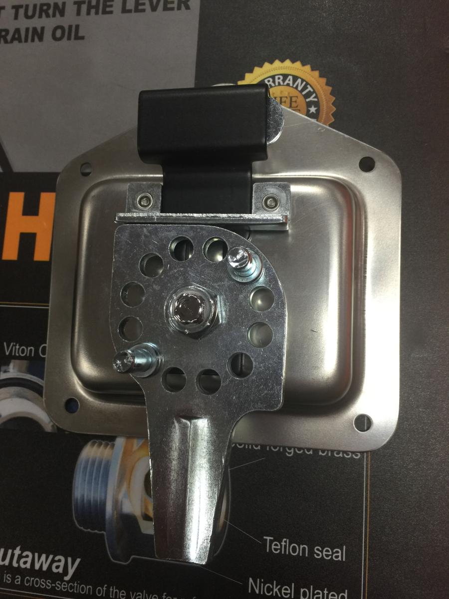 Heavy-Duty  Stainless Steel Folding T-Handle Latch, Triple Point, L8835