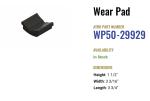 Atro Polyurethane Hendrickson Wear Pad WP50-29929
