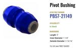 ATRO polyurethane replacement bushing for Neway pivot bushing 90008149 PB57-21149
