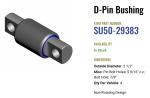 Atro Polyurethane Hendrickson D-Pin Bushing SU50-29383