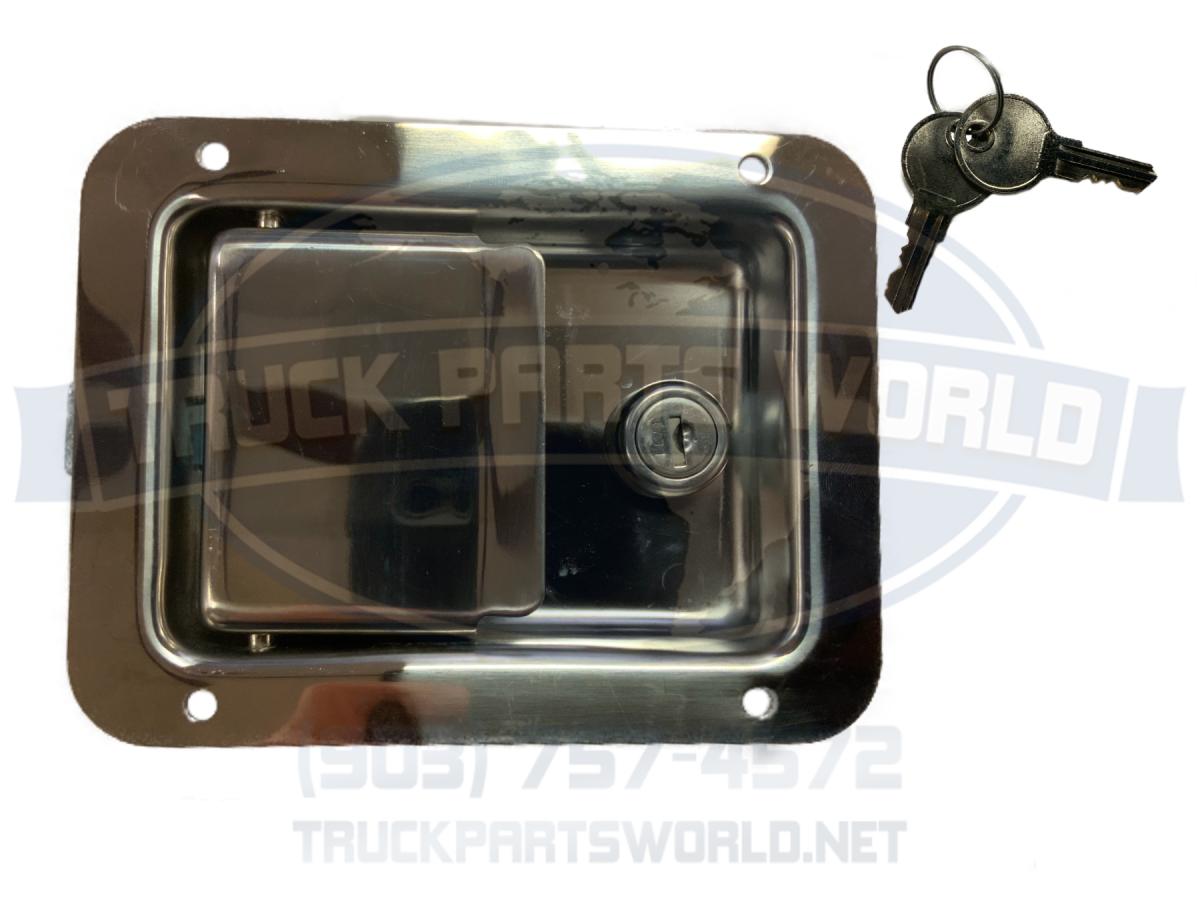 LATCH,FLUSH STANDARD LOCKING  STAINLESS STEEL L3885