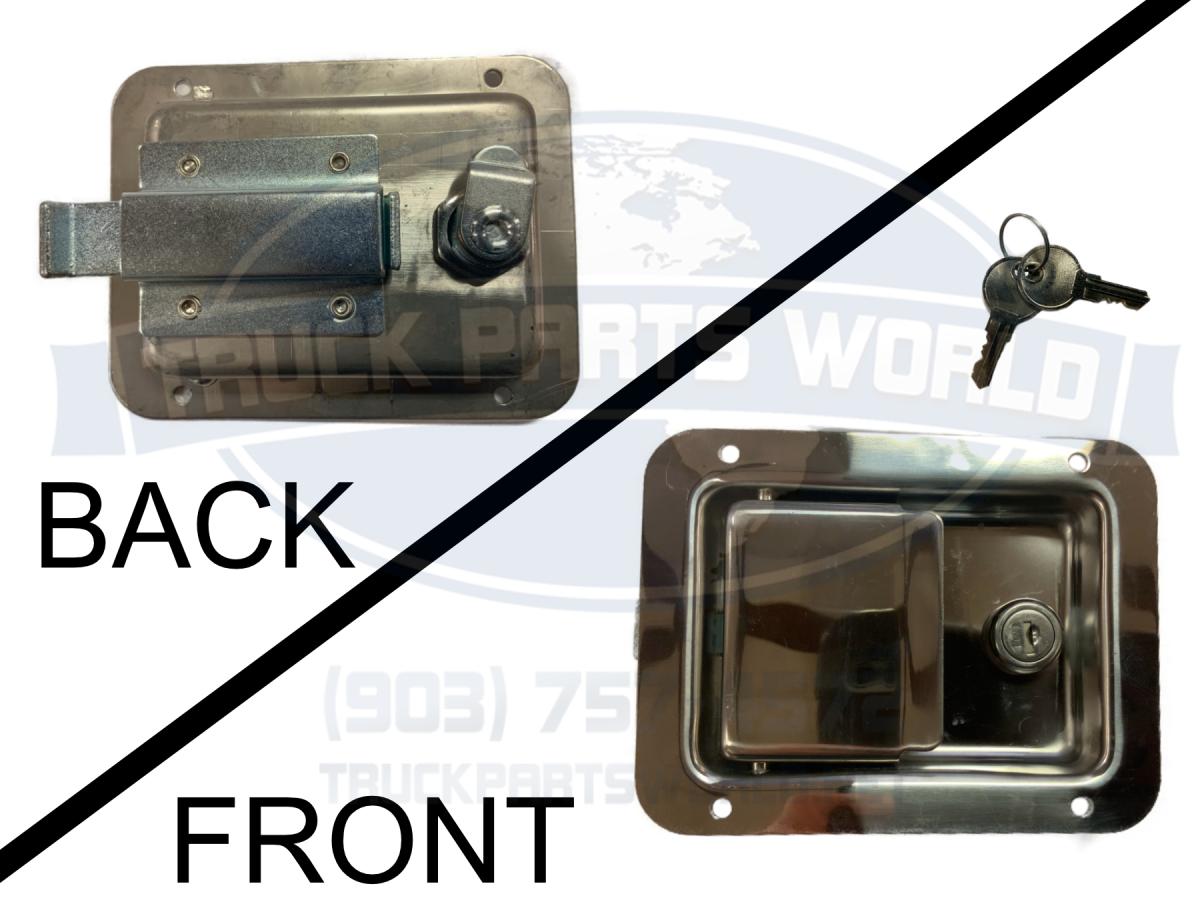 LATCH,FLUSH STANDARD LOCKING  STAINLESS STEEL L3885