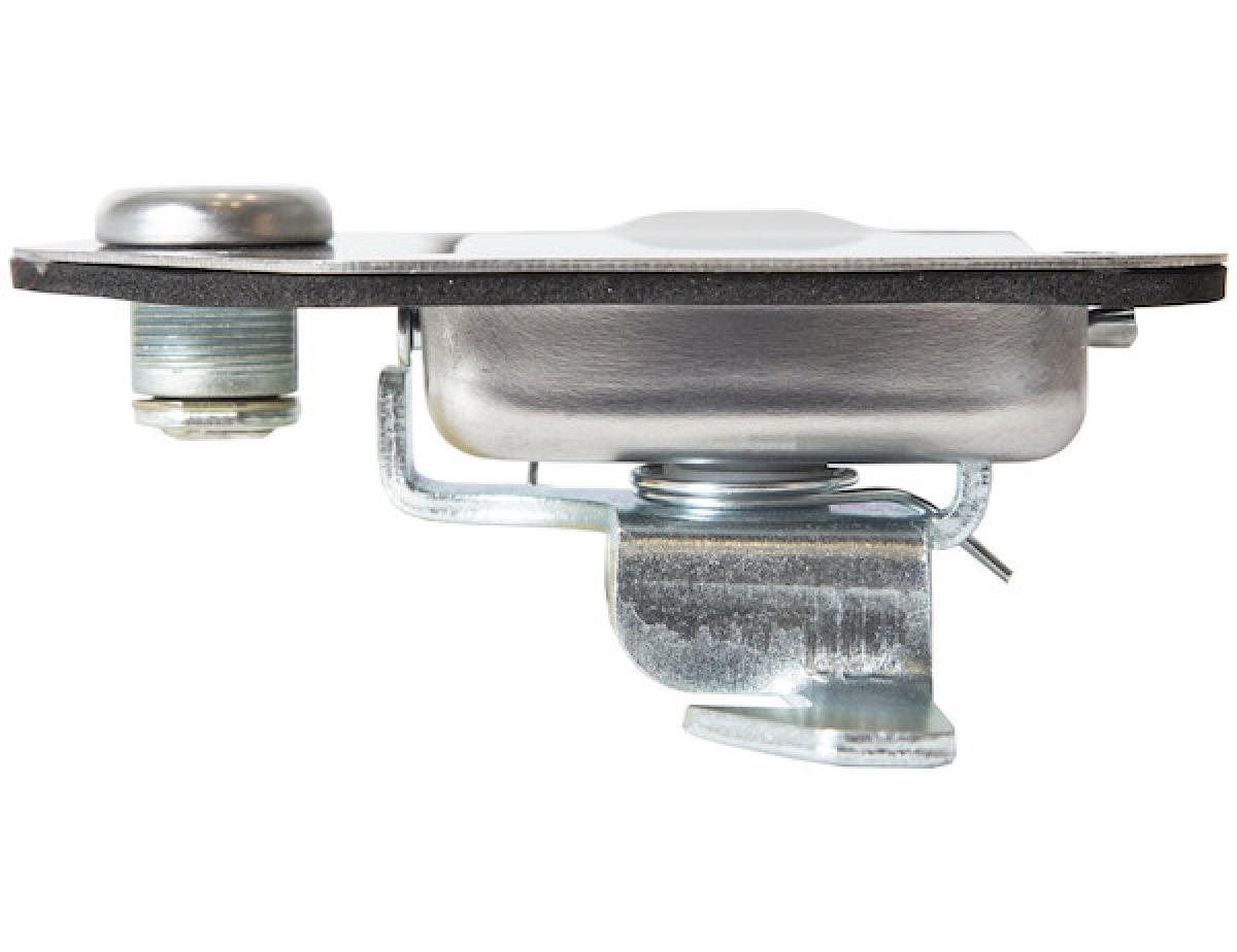 Trailer Paddle Door Latch Handle RV Truck Tool Box Lock Steel + Key 4-3/8"3-1/4"