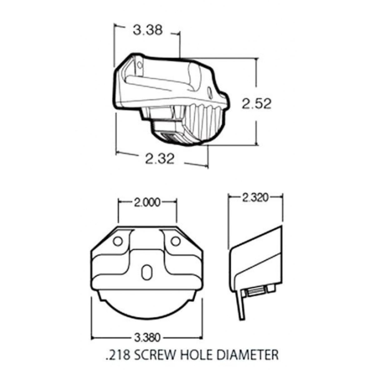 Truck-Lite 15 Series License Plate Light Kit 15011
