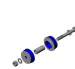 ATRO KT75-61257 Cab/Sleeper Mount Kit | Fits Peterbilt 379, 389 Unibilt