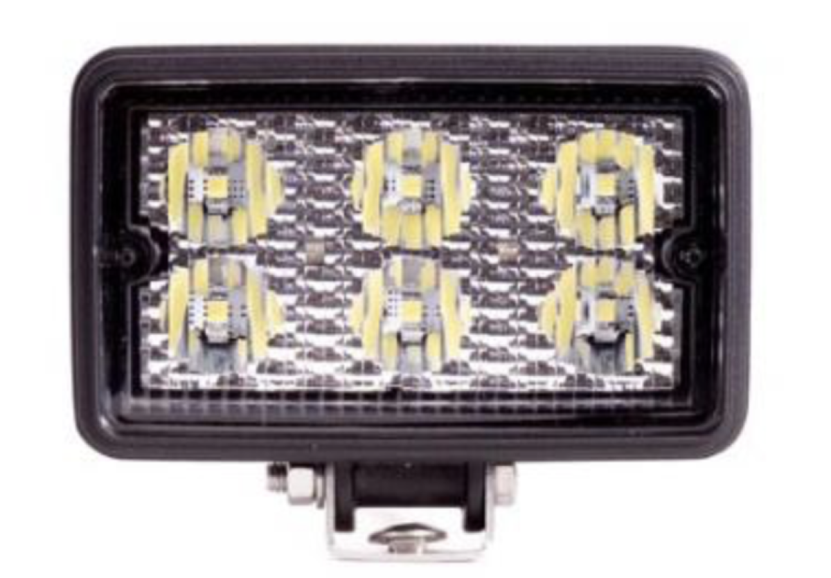 RECTANGULAR HEAVY DUTY WORK LIGHT 40 Lumens