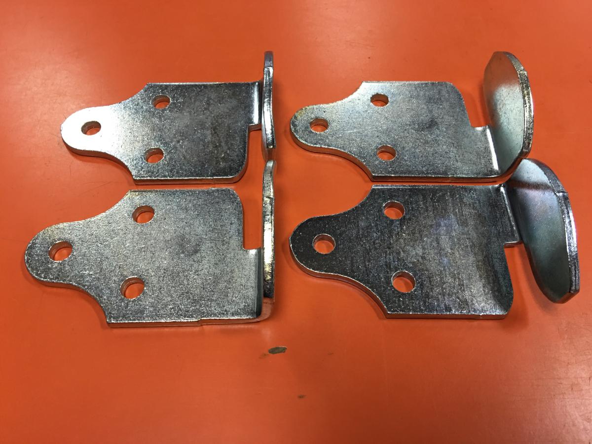 B2591BZ 4pc  utility trailer wood sides latch rack stake body gates corners brackets