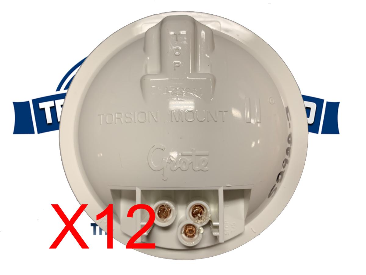 Grote 4" Red Sealed Stop/Tail/Turn Lamp - (12) 52922