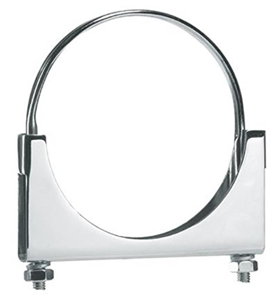 Dynaflex 46-500CP Chrome Plated 5" Welded Saddle Exhaust Clamp