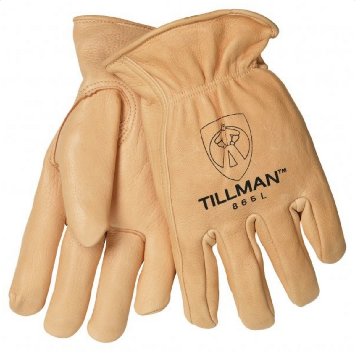 1 Pair of Tillman Medium Thinsulate Winter Gloves W/ Top Grain Gold Deerskin P/N 865M