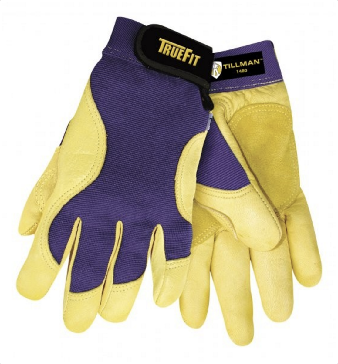 1 Pair of Tillman Large TrueFit with Top Grain Gold Deerskin Gloves P/N 1480L