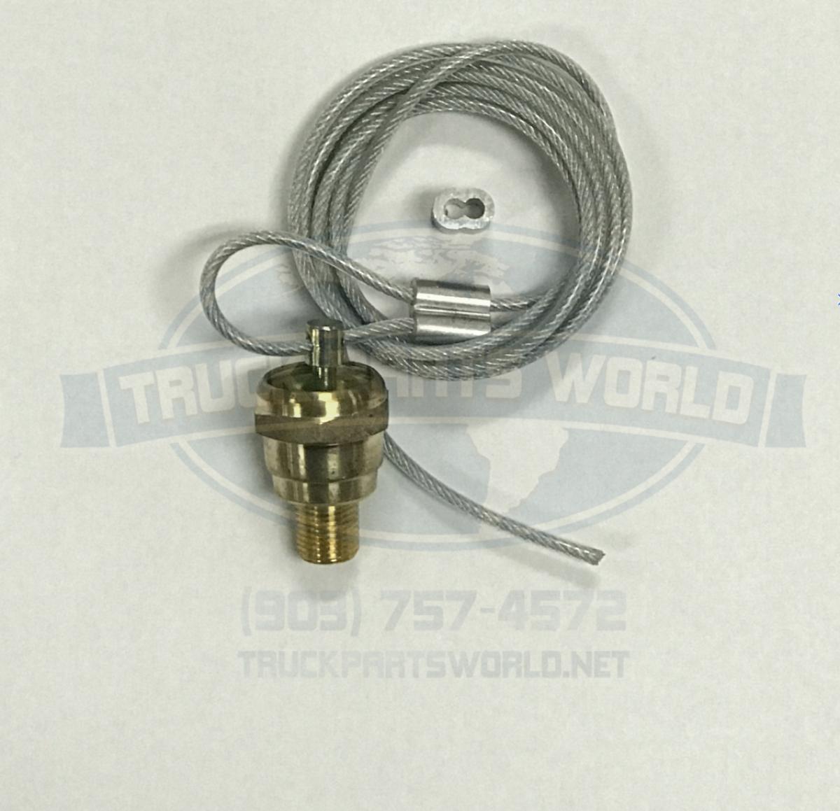 Air Tank Drain Valve w/5 foot cable fits all trucks