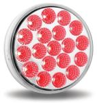 4" DUAL REVOLUTION RED STOP, TURN & TAIL TO WHITE BACK UP LED LIGHT