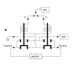 24450 COLE HERSEE 12 VOLT MOTOR REVERSING INTERMITTENT DUTY DPDT SOLENOID