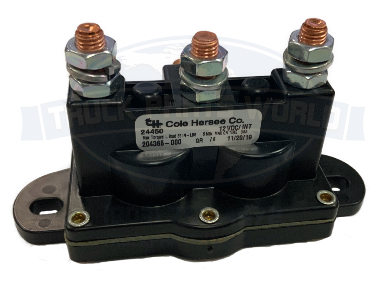 24450 COLE HERSEE 12 VOLT MOTOR REVERSING INTERMITTENT DUTY DPDT SOLENOID