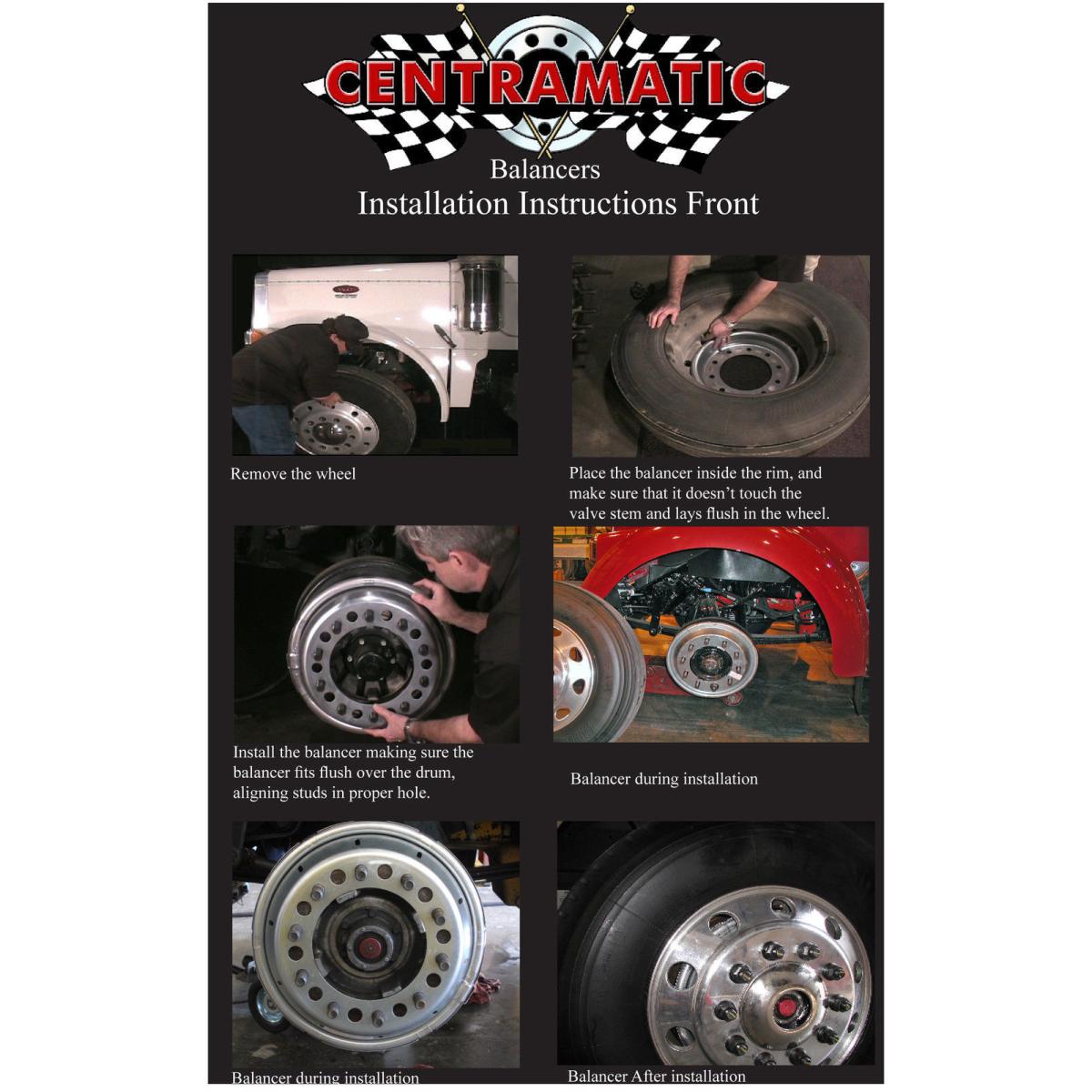 Centramatic Rings Centramatic 800-820 Super Single Wheel Balancers | 22.5 & 24.5 Aluminum ...