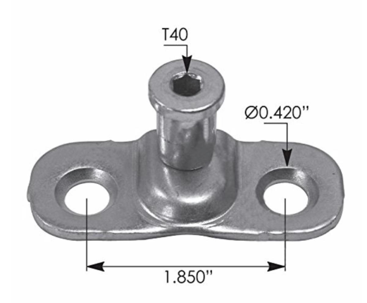 PETERBILT DOOR LATCH STRIKER - R56-6017