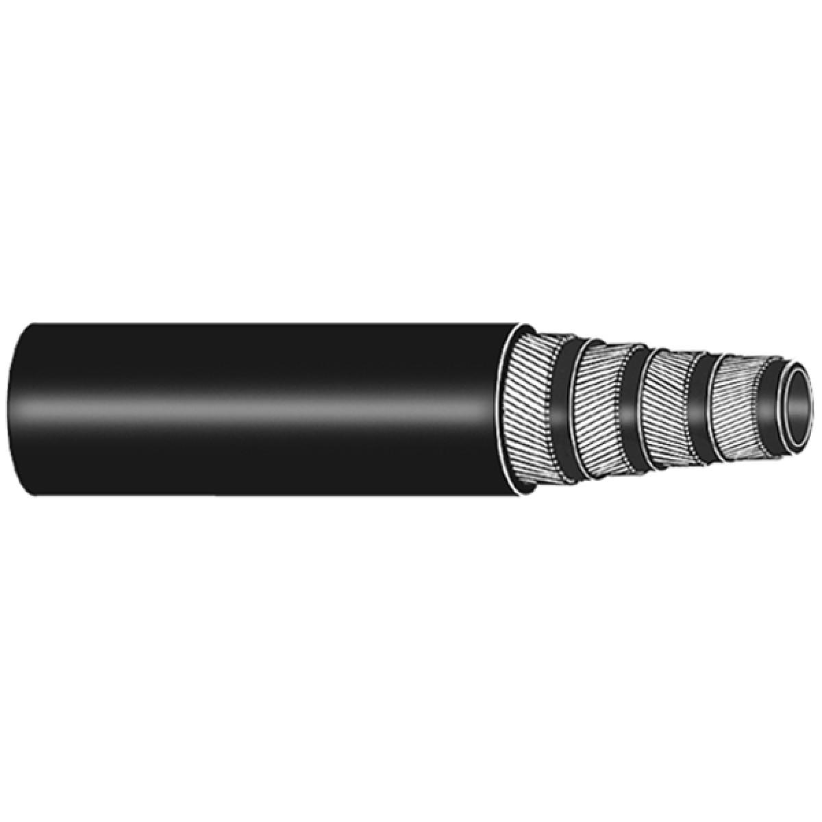 Dayco 1/2" ID x 50' Long Rubber Air Brake Hose - SAE J1402A DOT FMVSS 571/106