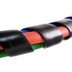 12' 3-IN-1 WRAP 7 WAY ELECTRICAL GREEN ABS TRAILER CORD & AIR LINE HOSE GLADHAND (duplicate)