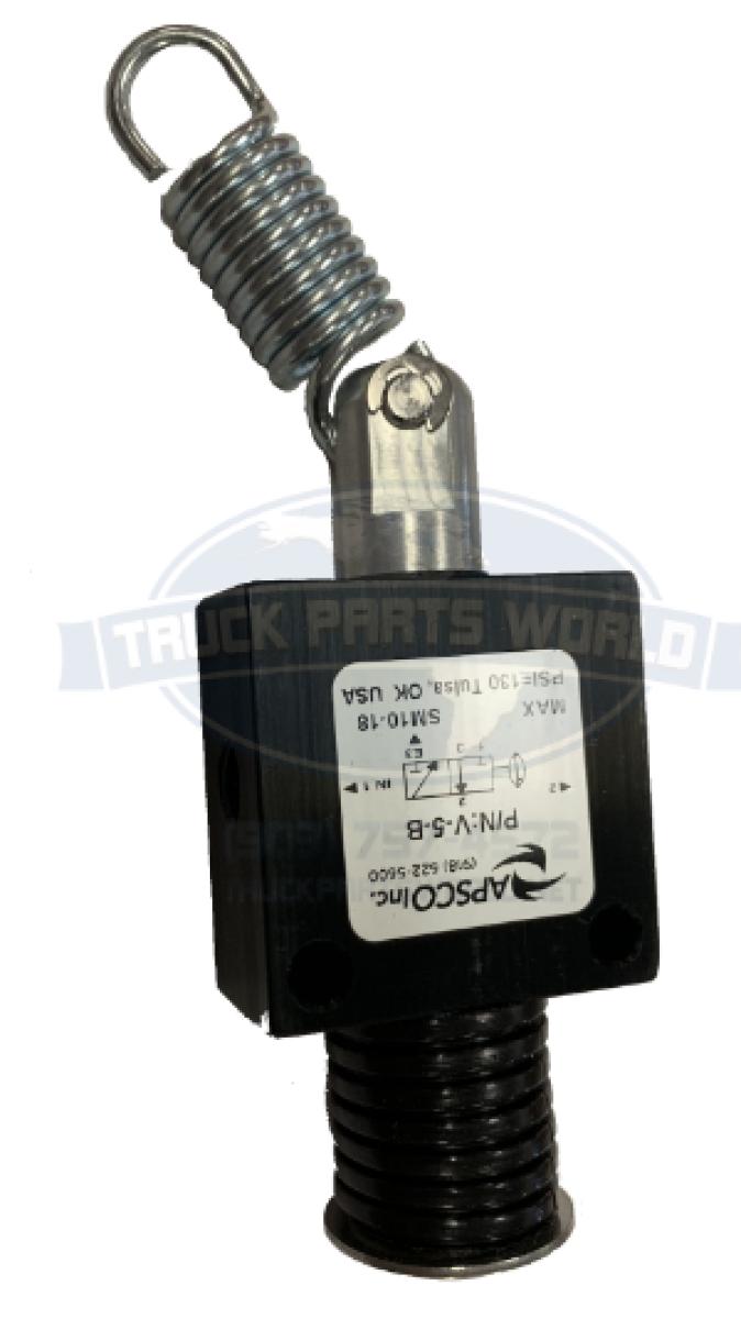 3-way limit valve for hydraulic telescopic cylinders, PULL