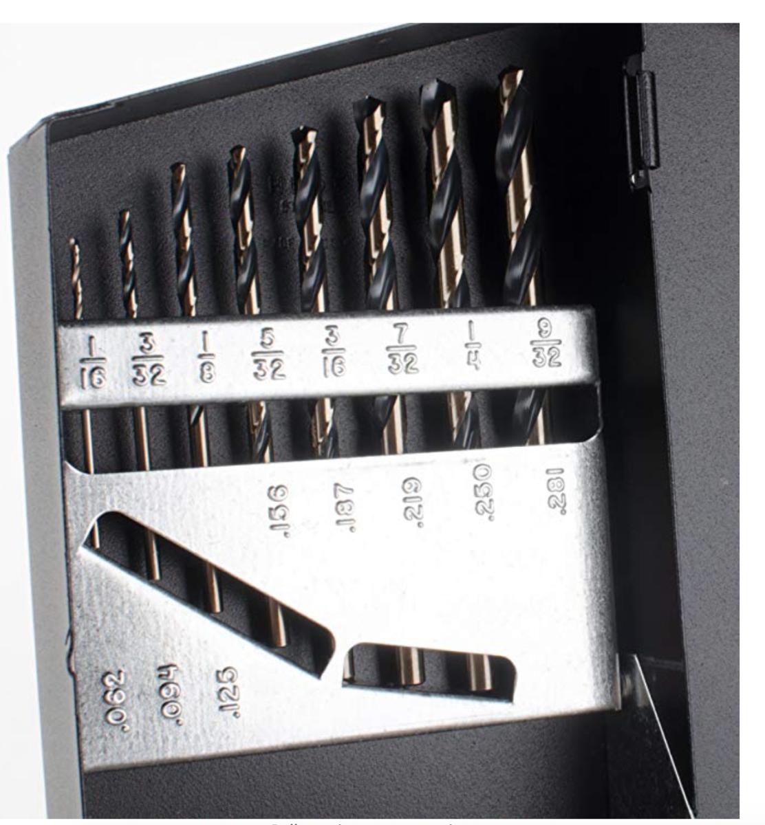 Norseman 15pc 1/16-1/2" Black & Gold Bit Set