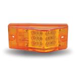 2" X 6" AMBER SURFACE MOUNT MARKER LED HUMP LIGHT