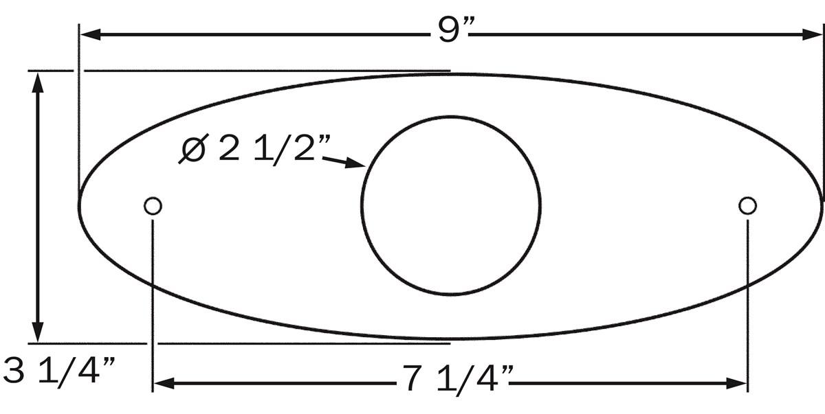 6-LED yellow marker/clearance light with bezel