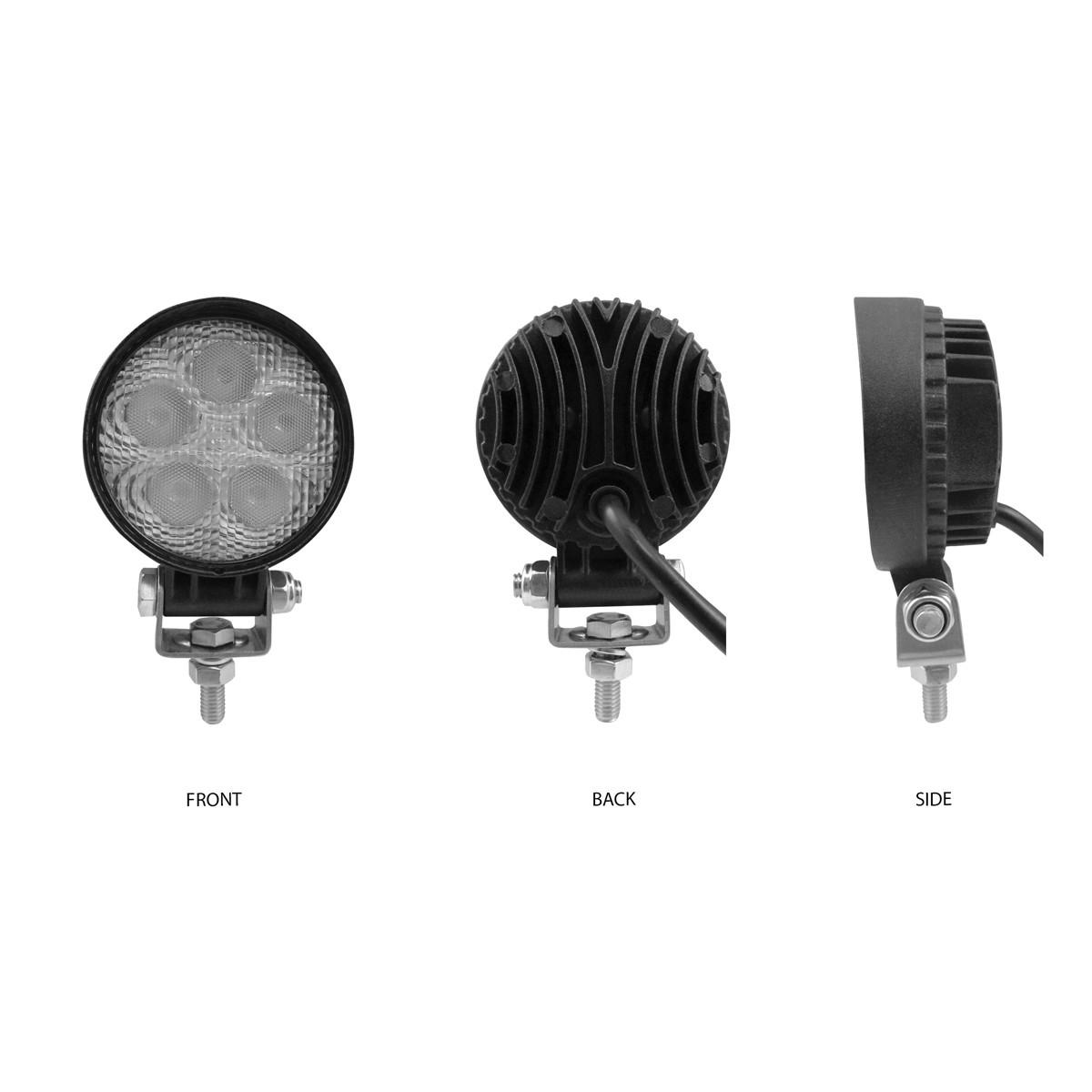 3" UNIVERSAL MINI ROUND LED SPOT WORK LAMP (5 DIODES | 900 LUMENS)