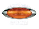 6-LED yellow marker/clearance light with bezel