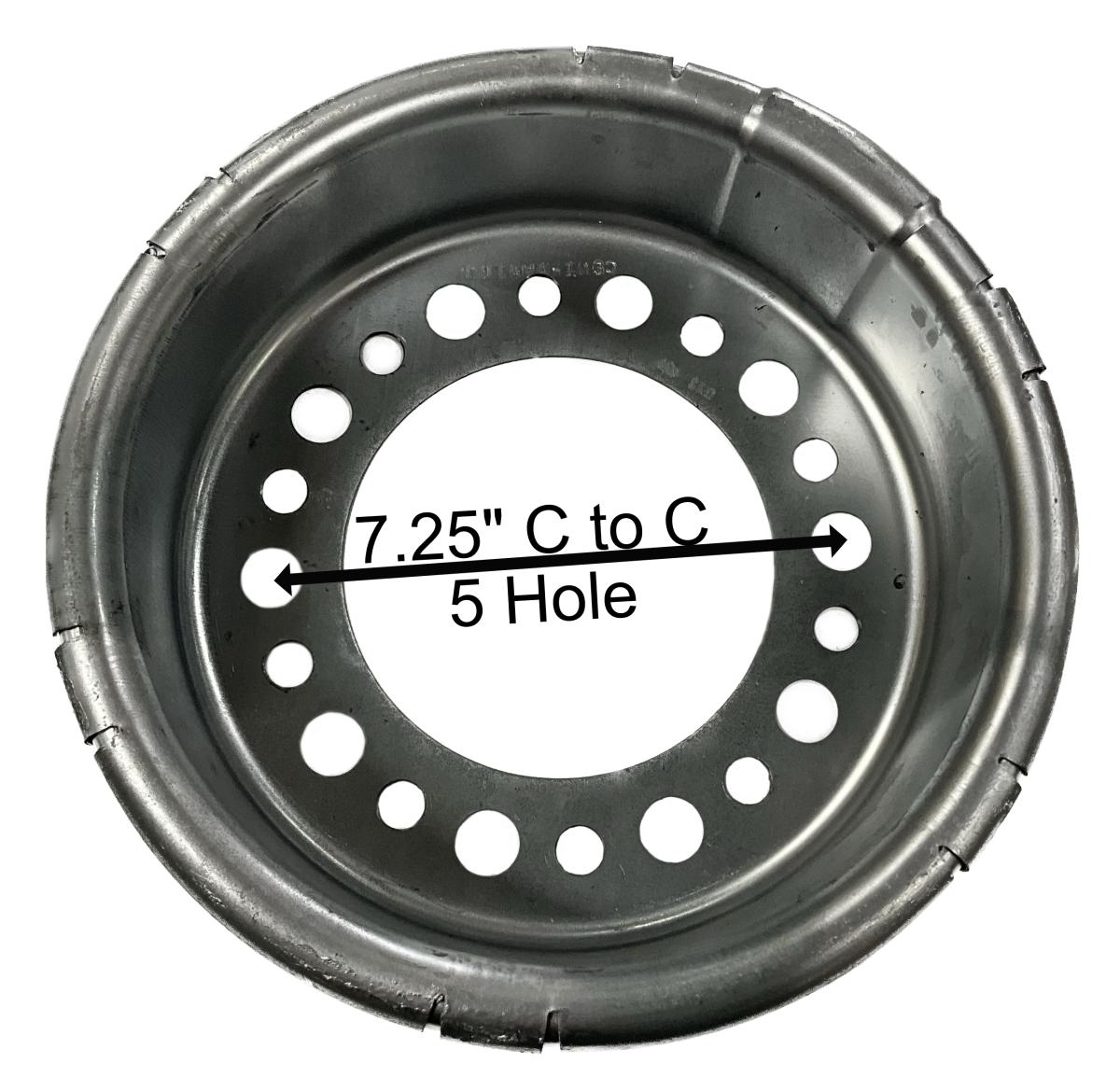 Centramatic 400-406 Steer Wheel Balancer Pair | 19.5" Wheel | 5-Lug 7.25" BC