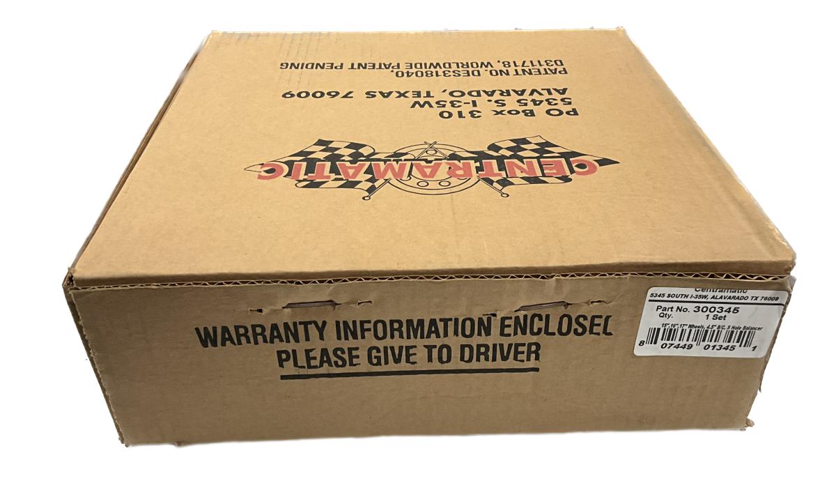 Jeep 4.5 (5in Bolt Circle requires adapter)