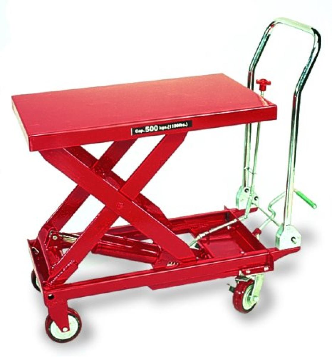 AFF 3904 Table Cart (1/2 Ton Heavy Duty Hydraulic, 1100 lbs Capacity)