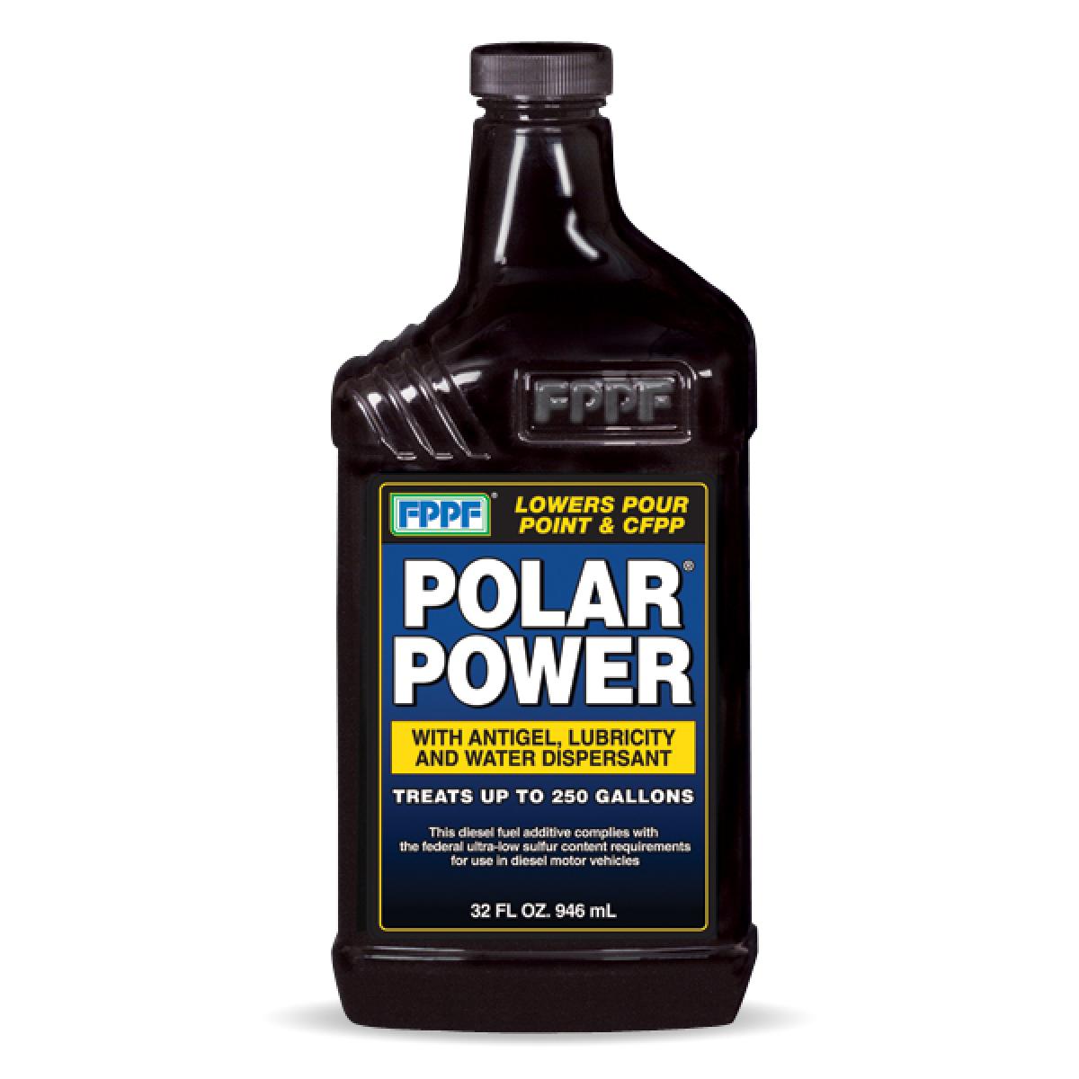FPPF 00106 Polar Power Diesel Treatment 32 oz. Bottle Treats 250(gal.)