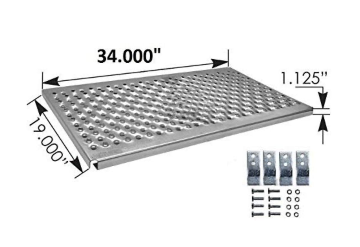 Truck Deck Plate (19"x34") Freightliner Peterbilt Kenworth