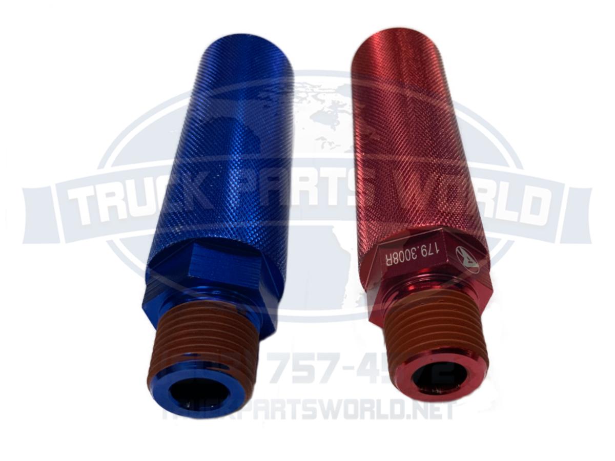 Automann Aluminum Glad Hand Handles  RED and Blue