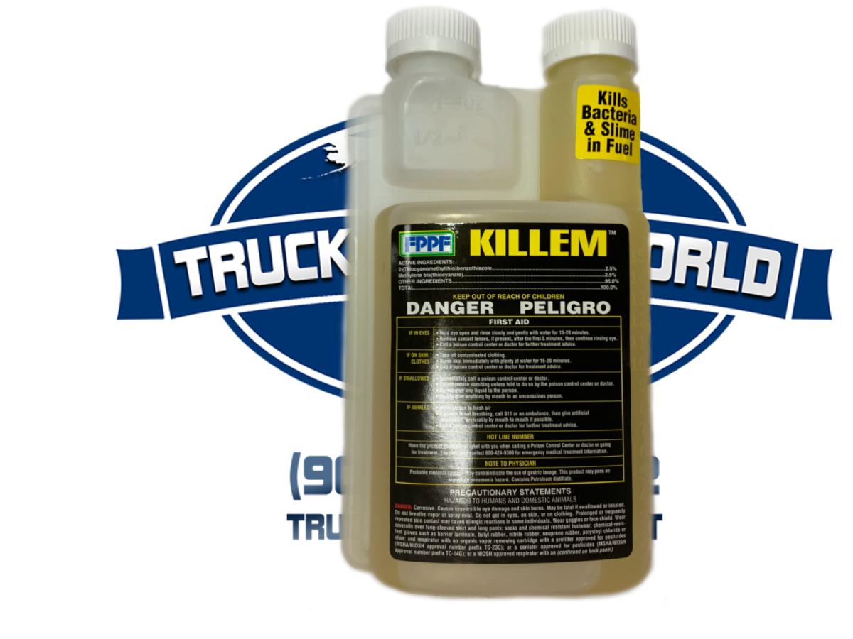 12 of FPPF 00119 Killem-Fuel oil biocide and slimicide 16 oz. Bottle Treats 1280(gal.)