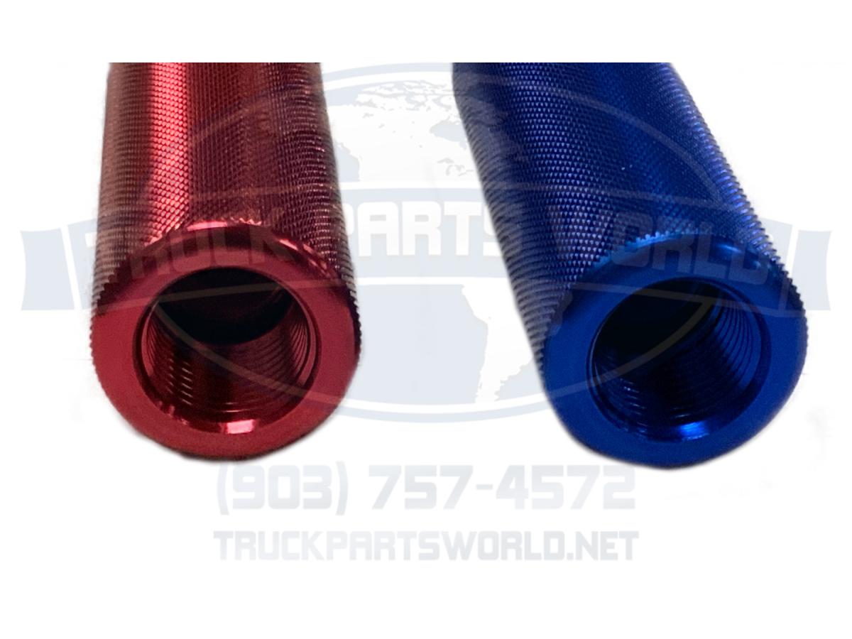 Automann Aluminum Glad Hand Handles  RED and Blue