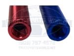 Automann Aluminum Glad Hand Handles  RED and Blue