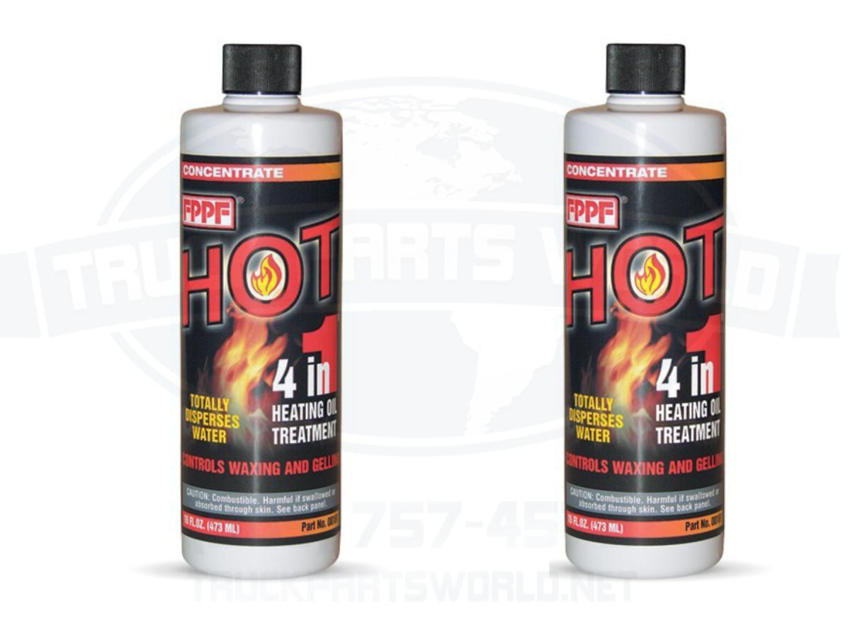 2 of FPPF 00161 HOT 4-in-1 Heating Oil Treatment 16oz Bottle Treats 275 (Gal)