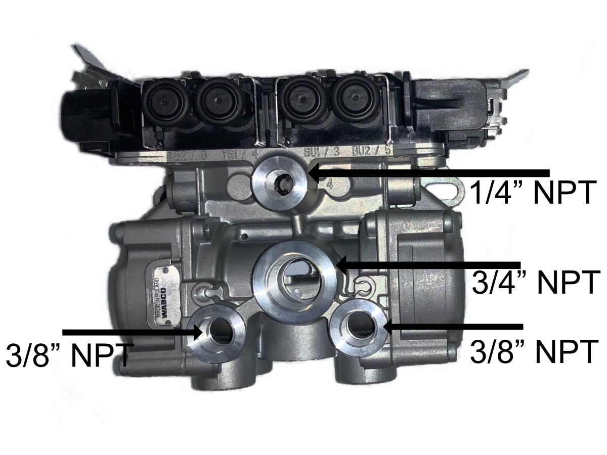 Wabco Meritor ABS Valve and ECU R955320 TCS2  - For Trailer ABS(Anti-lock Brake