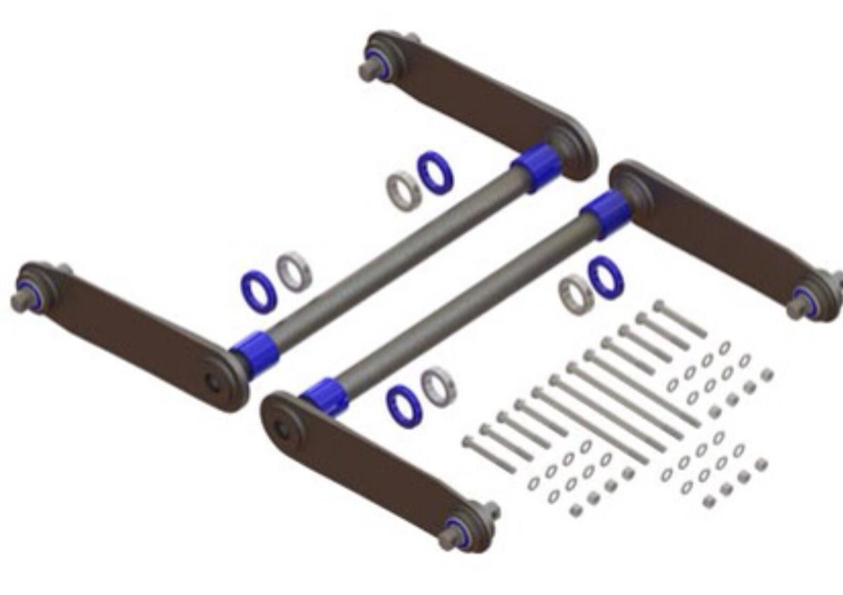 Polyurethane Kenworth sway bars Complete kit c65-1000 c65-1013 ag400 52" Axle Spacing