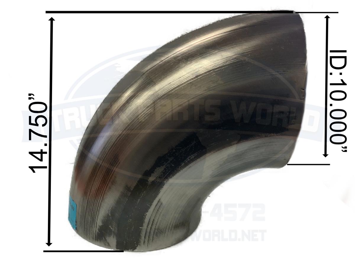 DynaFlex 10" 90  12 Ga Steel Pipe Tangent Elbow