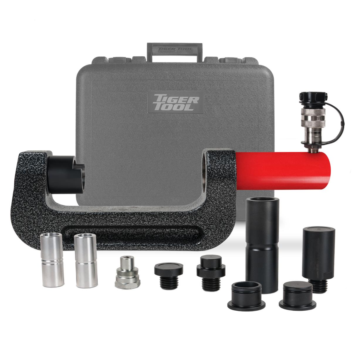 Tiger Tool 10608 Hydraulic Wheel Stud Service Kit Remover & Re-installer