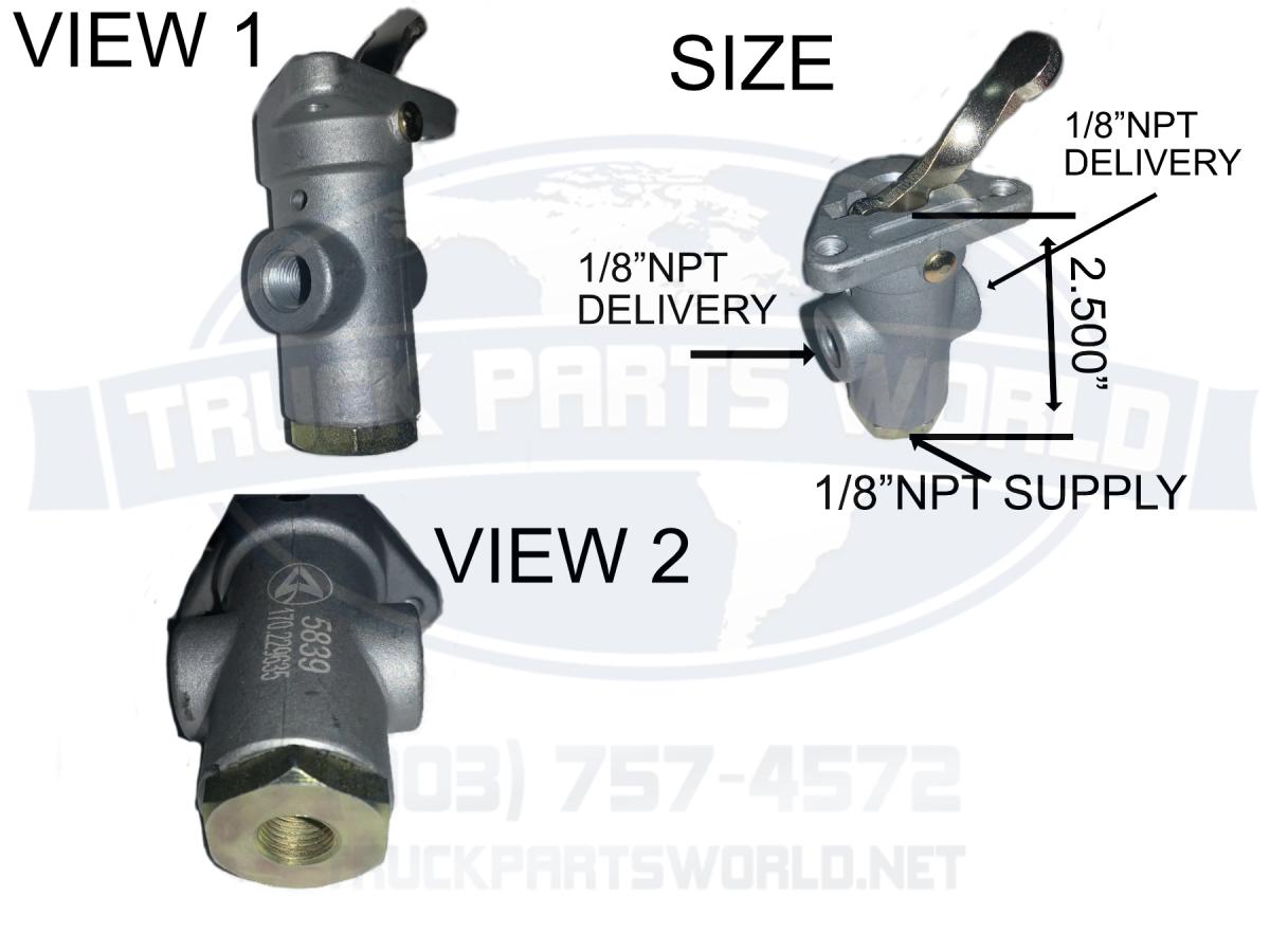 TW1 TYPE CONTROL FLIPPER VALVE